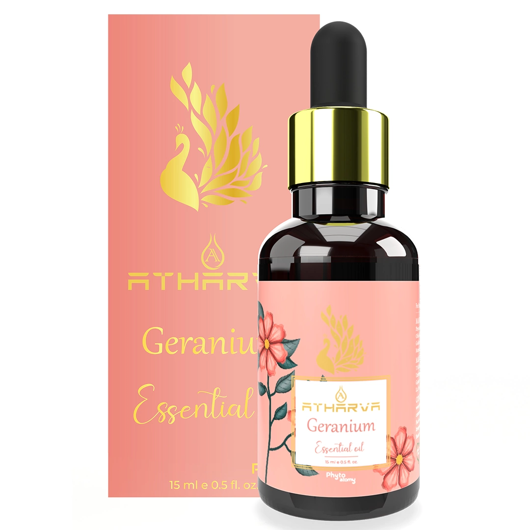 RBV B2B Atharva Geranium Essential Oil (15ml)-12 Pcs.